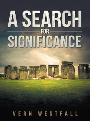 cover image of A Search for Significance